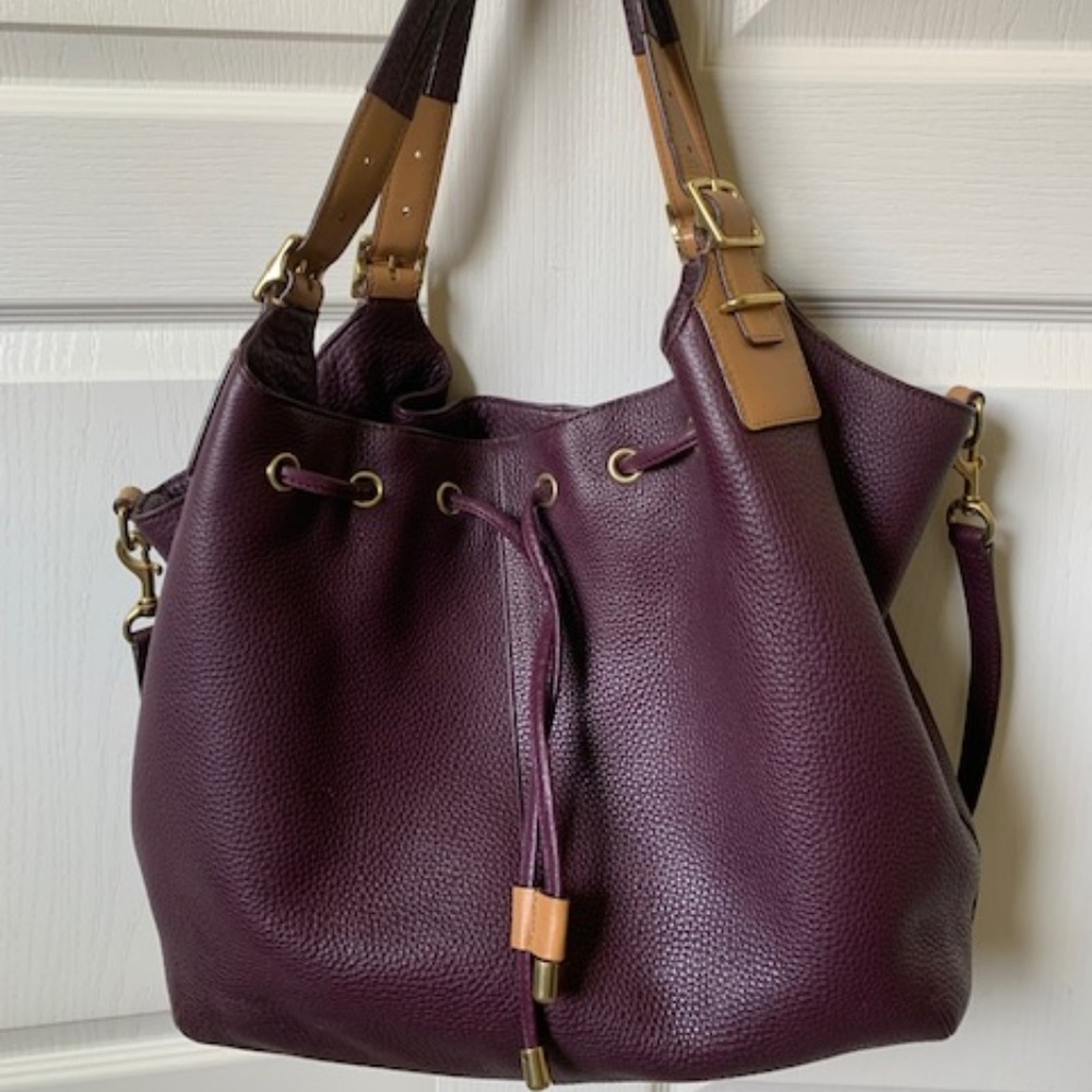 COACH LEGACY Eggplant XL Satchel